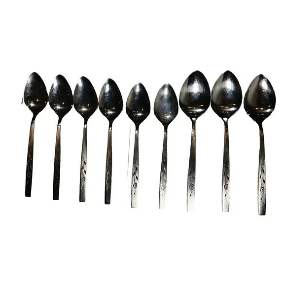 Oneida Oneidacraft Deluxe Lasting Rose 29 Forks Knives Spoons Stainless Flatware - Picture 2 of 15